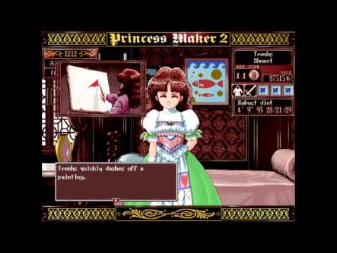 Mike and Tyler Play Princess Maker 2: (7) The Painting!