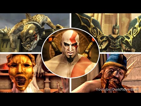 GOD OF WAR Chains of Olympus Remastered - All Bosses (With Cutscenes) [2K 60FPS] PS3