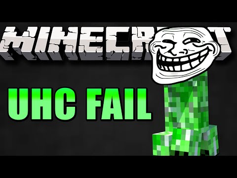 Minecraft FAIL UHC Attempt #Rekt (Minecraft Ultra HardCore Fail)