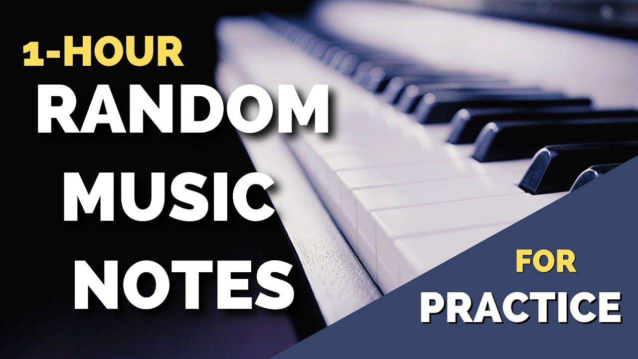 1 Hour Random Music Notes that Get Faster