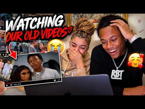 ME & MY EX NAE REACT TO OUR OLD VIDEOS (THIS GOT AWKWARD BIG MISTAKE😳😭...)