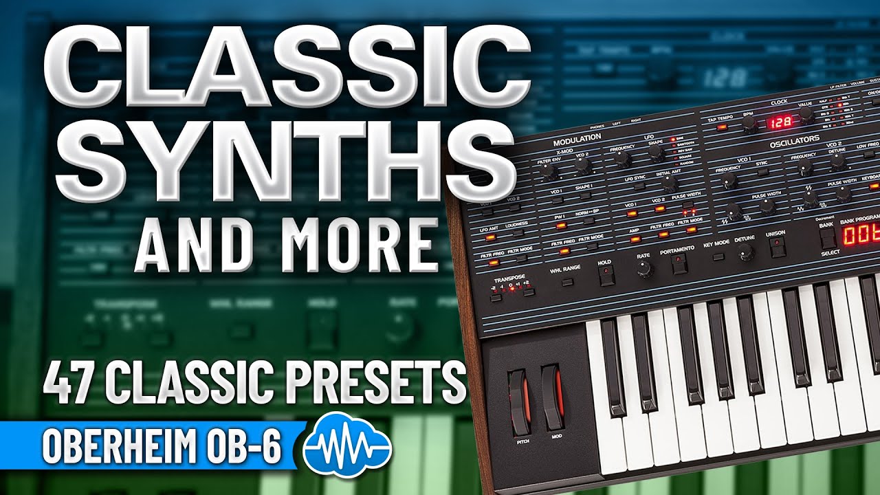 APL023 - Classic Synths & More - Sequential OB-6 ( 47 presets ) - Video Preview 1