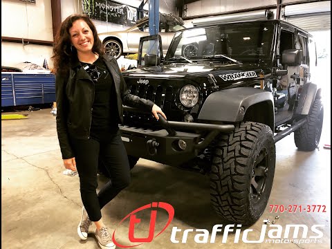 2016 Jeep Wrangler JK lifted with fuel wheels and Toyo Tires
