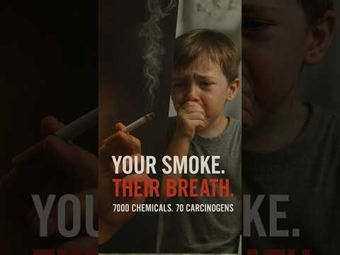 You’re Not Just Smoking — You’re Making Your Loved Ones Sick 🚭 | The Truth About Second-Hand Smoke