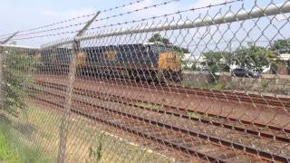 CSX Q012 Power Entering Beacon Park 7/20/13