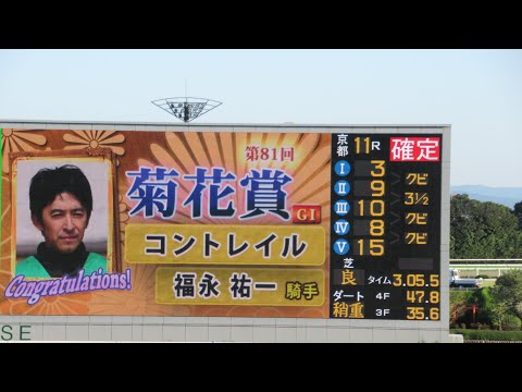 【現地撮影動画】【無敗の3冠達成】2020年 菊花賞（G1）コントレイル無敗3冠達成  現地・京都競馬場撮影　レース動画