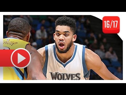 Karl-Anthony Towns Full Highlights vs Nuggets (2017.01.22) - 32 Pts, 12 Reb, 7 Ast, 4 Blk
