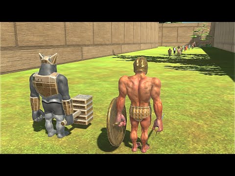 GHOR HAMMER & ACHILLES DEATHRUN - Animal Revolt Battle Simulator
