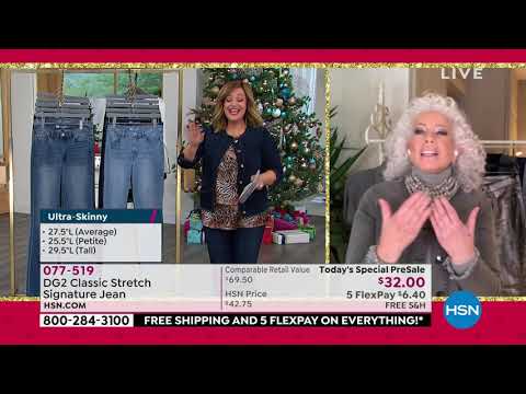 DG2 by Diane Gilman Classic Stretch Signature Bootcut Je...