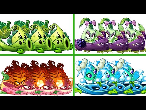 PvZ 2 4 Super Team Plants Vs Team Zombies Part 92 - Team So OP !!!