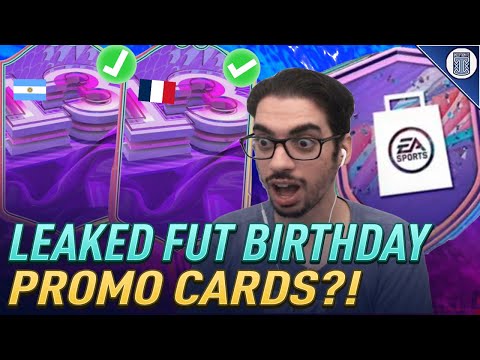 NO WAY?!😱 OFFICIAL LEAKED FUT BIRTHDAY PROMO CARDS?! FIFA 22 ULTIMATE TEAM