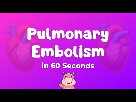 Pulmonary Embolism 🫀 - Explained Simply