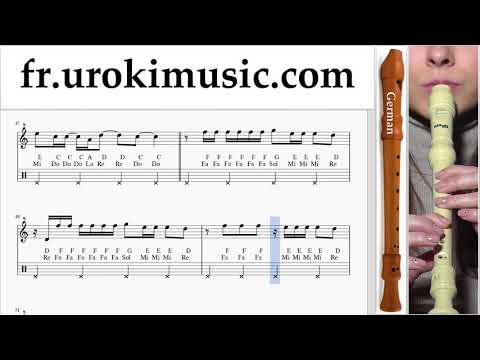 Comment Jouer de la Flute à bec (G.) Ozuna - Siguelo Bailando Tab Tablature um-i829