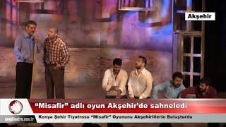 Konya Şehir Tiyatrosu “Misafir” Oyununu Akşehirlilerle Buluşturdu