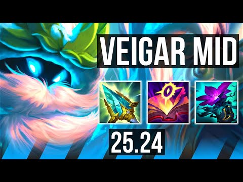 VEIGAR vs VIKTOR (MID) | Good KDA: 11/1/10 | EUW Master | 25.24