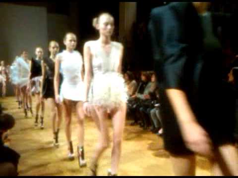 AMAYA ARZUAGA SS11 Model Takes a Fall...on me!