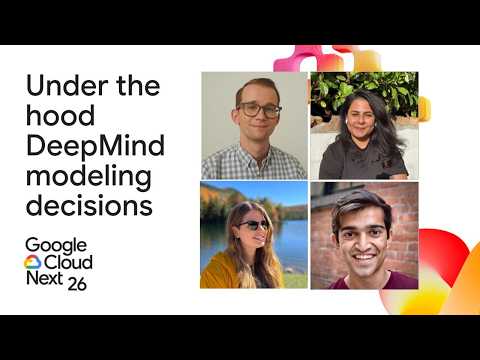 Video Thumbnail: Under the hood for startups: How Google DeepMind makes modeling decisions