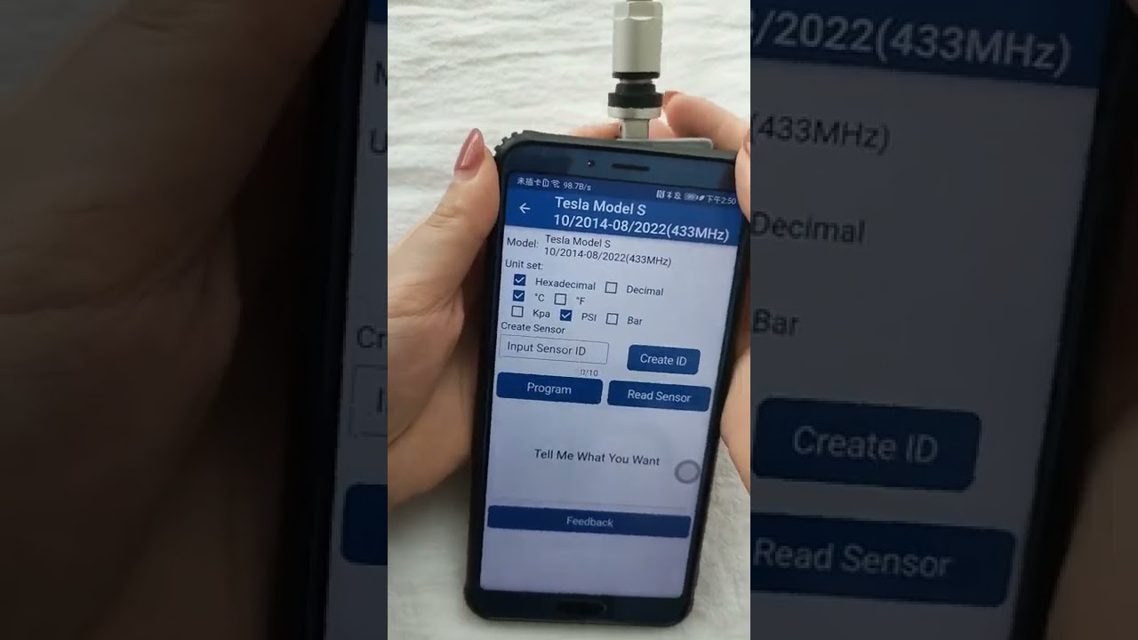 QQr NFC TPMS Demo Video