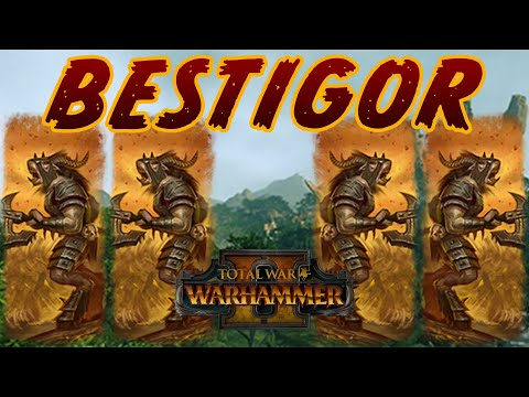 UNDERRATED UNIT: Bestigor - Beastmen vs Lizardmen // Total War: Warhammer II Multiplayer Battle
