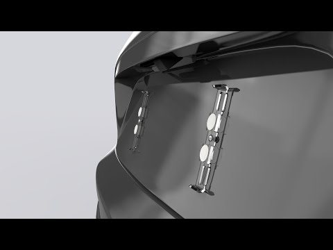 GENMAG 001 - Rahmenlose Kennzeichenhalter Transparent - Rahmenlos und Werbefrei - Montagevideo