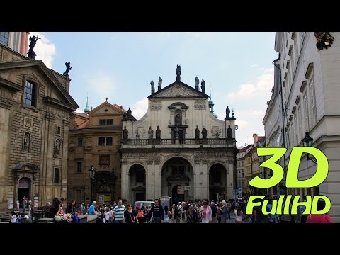 [3DHD] Da antiga Câmara Municipal à Ponte Carlos, Praga, República Tcheca / Od Staré radnice na Karlově m.
