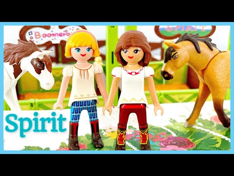 Spirit Riding Free Horse Playmobil Collection! Lucky Spirit & Friends | Soft Voice Unboxing & Build