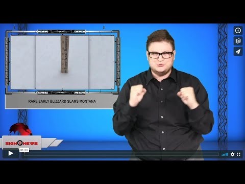 Rare early blizzard slams Montana (ASL - 9.29.19)