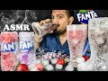 ASMR COLD ICED FANTA SOFT DRINKS COLD DRINKS STRAWBERRY GRAPES SODA DRINKING SOUNDS MUKBANG