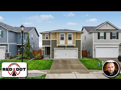 Modern 4-Bedroom Lacey Home Near JBLM | A/C, Loft & Covered Deck property video