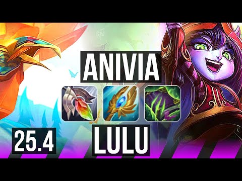 ANIVIA & Zeri vs LULU & Jinx (SUP) | 1/3/23 | KR Diamond | 25.4