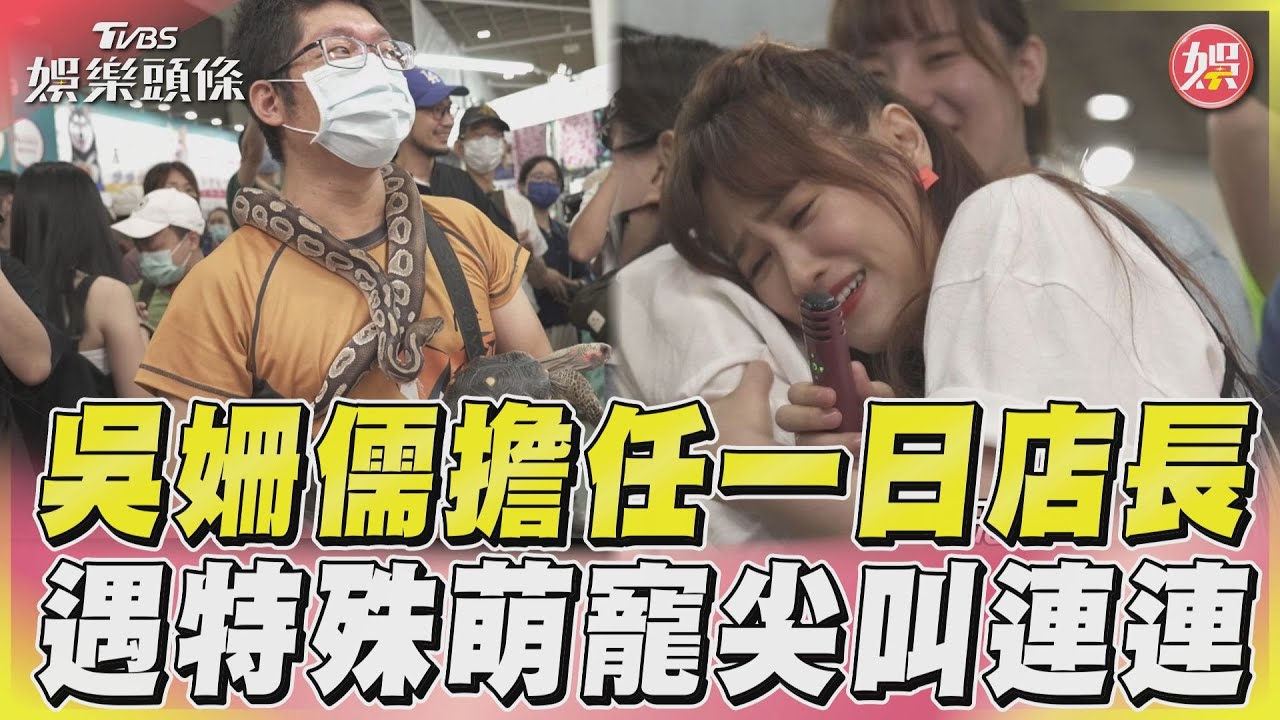 影音/吳姍儒擔任寵物展一日店長 見粉絲特殊萌寵竟尖叫連連