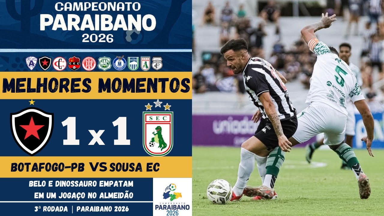 Botafogo PB vs Sousa EC Highlights