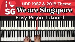 Download lagu We are Singapore (NDP 1987 & NDP 2018 theme song) Easy Piano Tutorial mp3