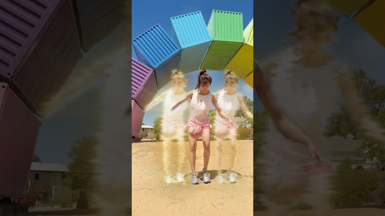 【 #football 】虹コンテナ분신술🥷 #soccer #サッカー #축구 #마시마유