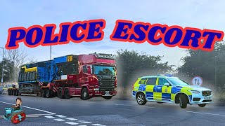 How we move LARGE LOADS with POLICE ESCORTS!🚨🚓🚨