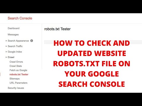 How to check and updated website robots txt file