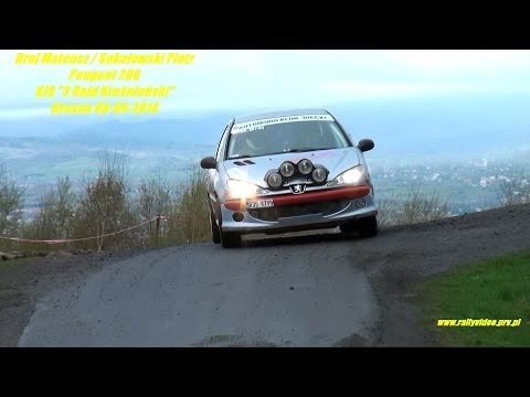 Brej Mateusz / Sokołowski Piotr - Peugeot 206 - KJS "3 Rajd Krośnieński" Krosno 06-04-2014