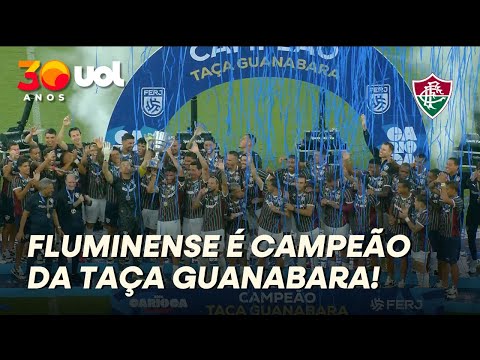 VEJA A COMEMORAÇÃO DO FLUMINENSE APÓS VENCER A TAÇA GUANABARA 2026