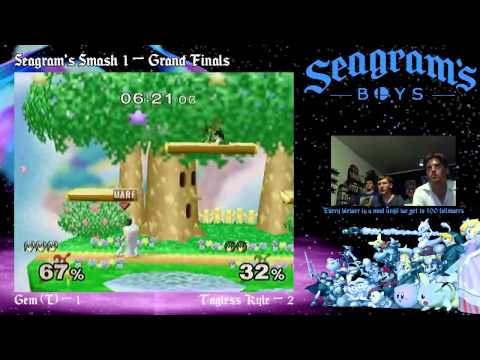 Seagram's Smash 1 - GF - Gem (Marth) vs. Tagless Kyle (Sheik, Fox, Roy)