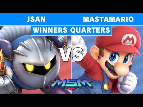 MSM 191 WSW | Jsan (Meta Knight) vs POW | Mastamario (Mario) Winners Quarters - Smash Ultimate