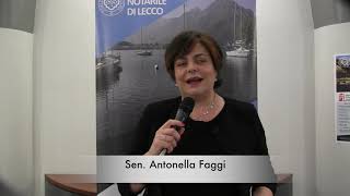 Intervista alla Senatrice Antonella Faggi