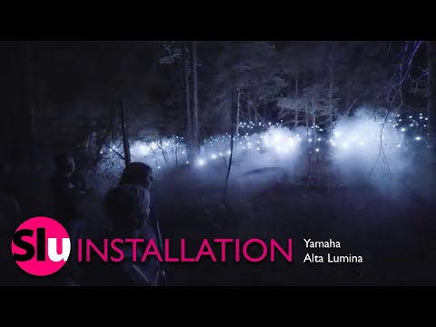 INSTALLATION 2020 // The magic of Alta Lumina at Les gets with Yamaha