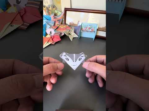 28 kids origami wolf
