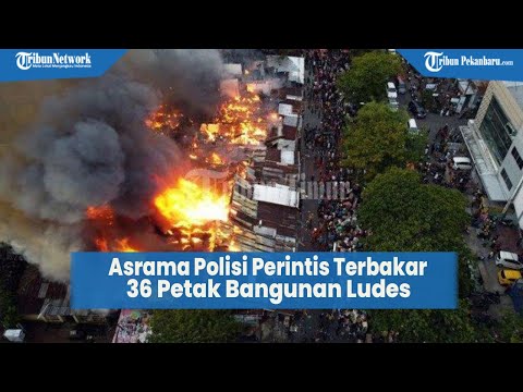 Asrama Polisi Perintis di Makassar Terbakar, 36 Petak Rumah Ludes