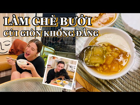 HOW TO MAKE POMELO TEA WITH with CRISPY PULP, NOT BITTER, VERY DELICIOUS 😍😍😍