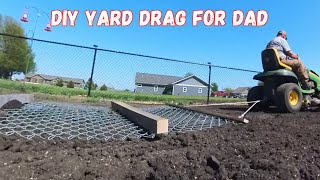 Turn Scrap into a Soil-Smoothing Machine | DIY Yard Drag Build