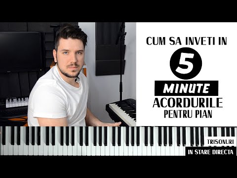 Cum să înveți în 5 minute acordurile pentru pian! [teorie + exemple]