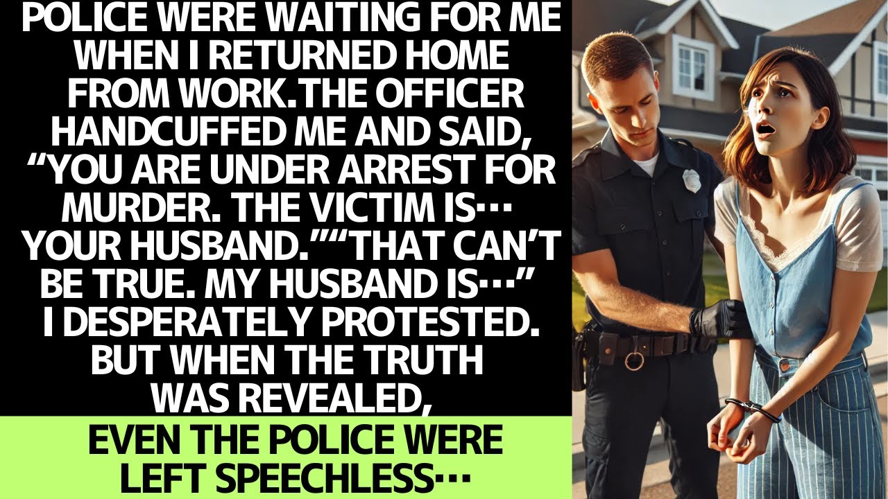POLICE ARRESTED ME FOR MY HUSBAND’S MURDER—THE TRUTH LEFT THEM SPEECHLESS.