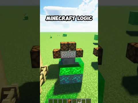 Minecraft Logic😮 (World's Smallest Violin) #minecraft #shorts