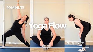 20 Minute Yoga Flow For Mobility || No Equipment, At Home Workout